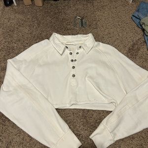 Free people cropped long sleeve